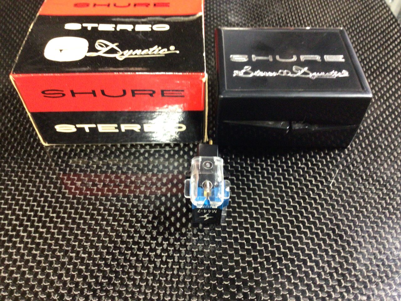 Shure M44-7 レアな 茶カモメ 音かなり良いです Shure M44-7 レアな 茶