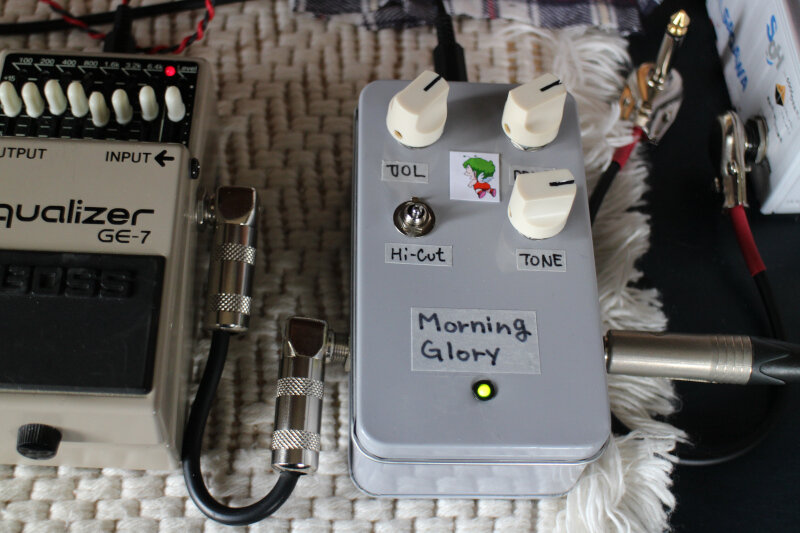 自作 Morning Glory クローン ハンドメイドエフェクター 自作 Morning