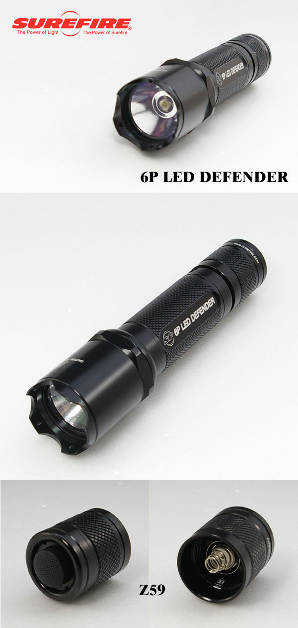 個人装備 SUREFIRE 6P DEFENDER SureFire 6P Defender Flashlight 6PD