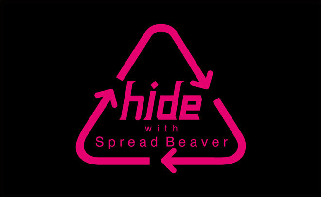 セール☆hide パーカー hide with Spread Beaverロゴ hide パーカー