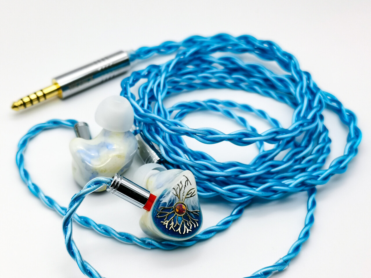 NICEHCK Season」7N OCC銀メッキ線 3-in-1プラグ式ケーブル ／ 4色