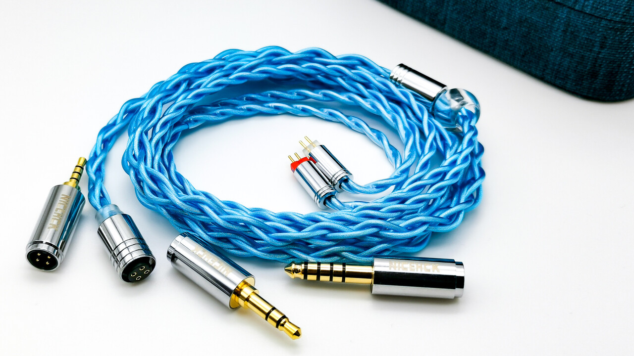 NICEHCK Season」7N OCC銀メッキ線 3-in-1プラグ式ケーブル ／ 4色