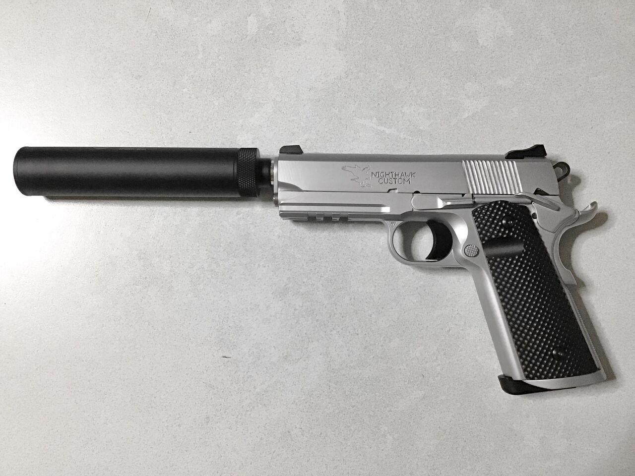 WA ナイトホークカスタム プロフェッショナル サイレンサー付 ザ