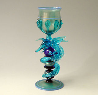 ガラス作家 伊藤賢治 ゴブレット グラデーション グラス ガラス作家