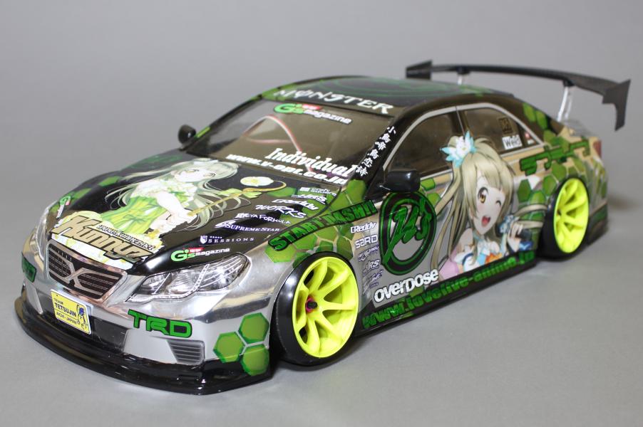 ホワイトボディ用お手軽痛車ステッカー製作 ラジコン ドリパケ