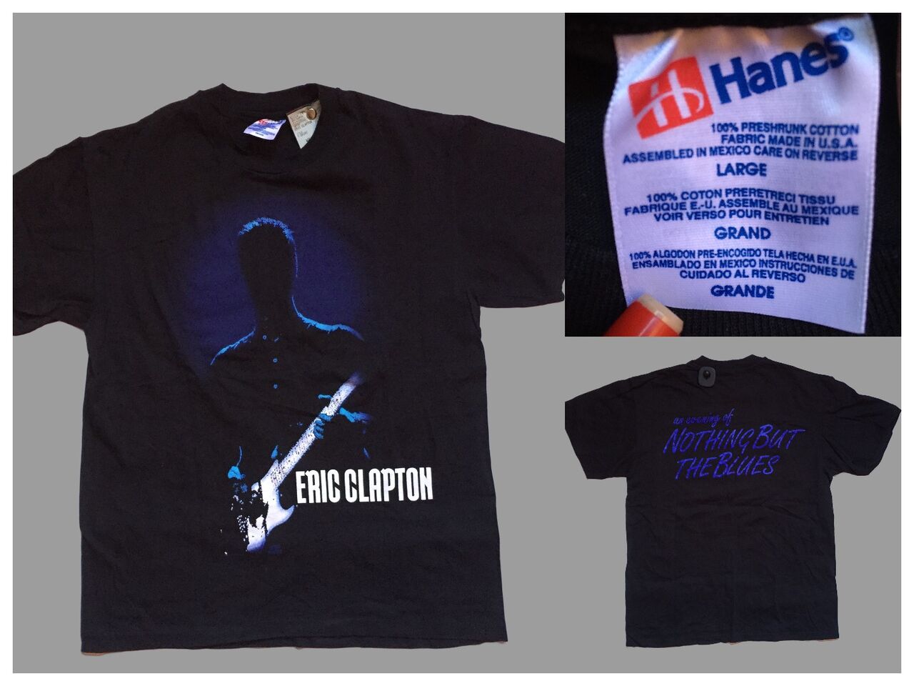 T-SHIRT】90'S VINTAGE！ERIC CLAPTON Tee 複数入荷 : ディスク