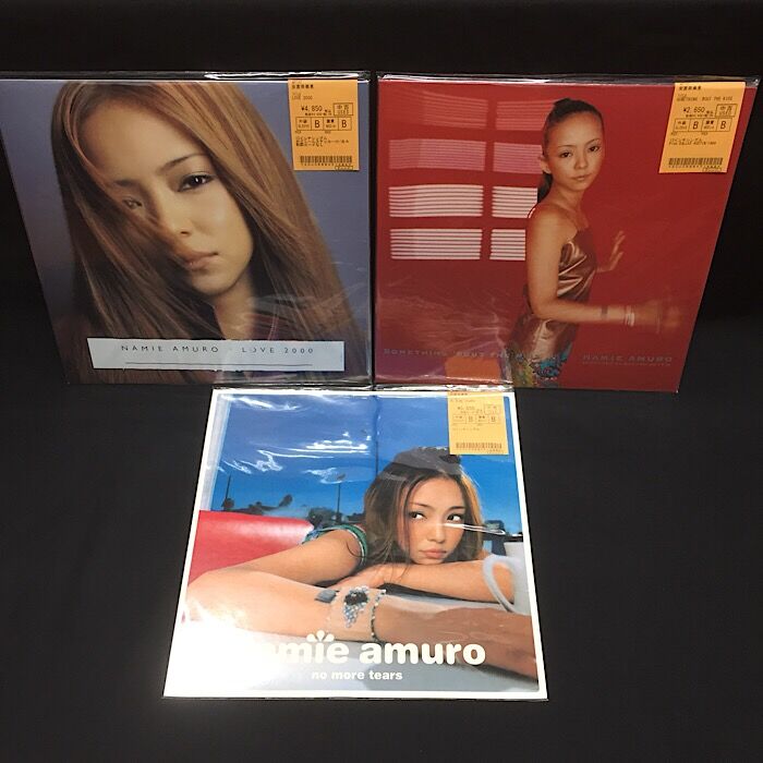 安室奈美恵「NO MORE TEARS」、「LOVE 2000」など J-POP 中古レコード