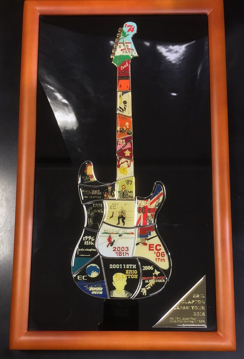 稀少】エリッククラプトン2006年ジャパンツアー記念ピンバッチ