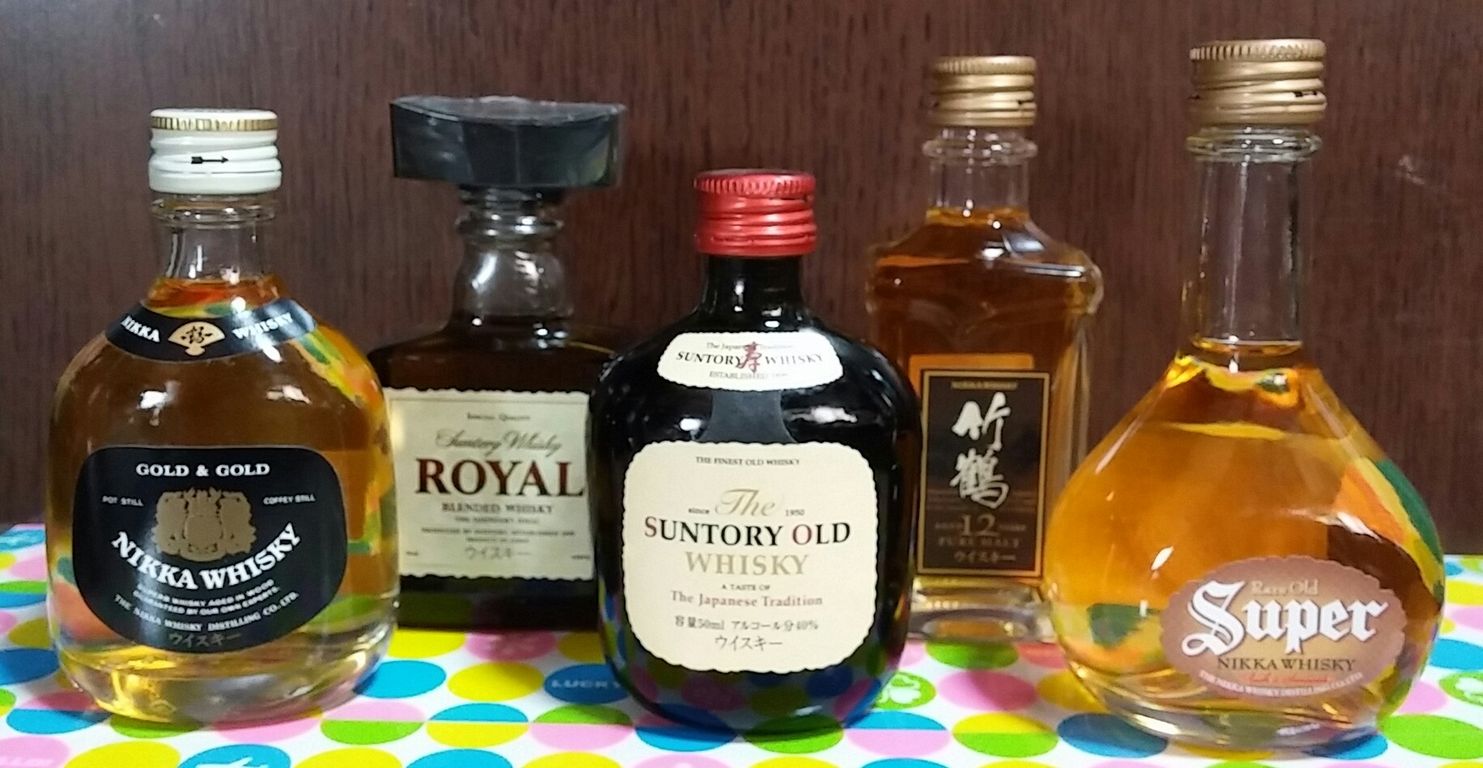 サントリーオールド他 ミニチュア瓶 12本 + おまけ響 ブレンダーズ