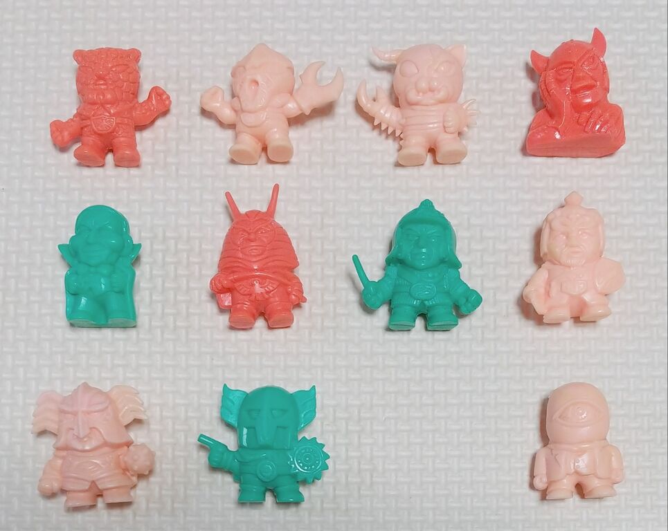 当時物】仮面ライダー倶楽部 SDライダー消しゴム 昭和レトロ まとめ 面