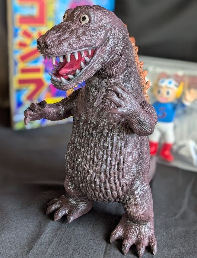 杉浦茂版ゴジラ＆新吉くん（シカルナ工房）ソフビフィギュア2体セット