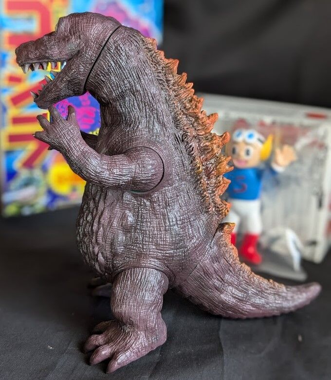 杉浦茂版ゴジラ＆新吉くん（シカルナ工房）ソフビフィギュア2体セット