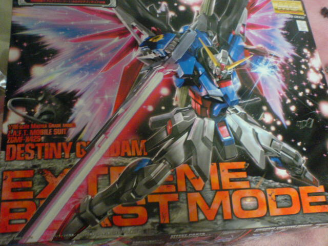 MGデスティニーガンダム エクストリームブラストモード レビュー（その