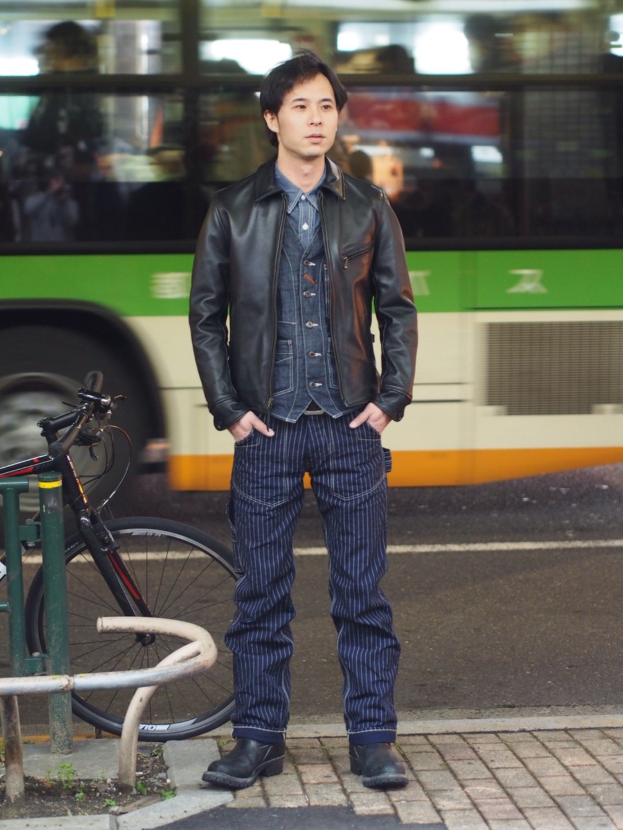 エアロレザー ロングハーフベルト 34 ブラック