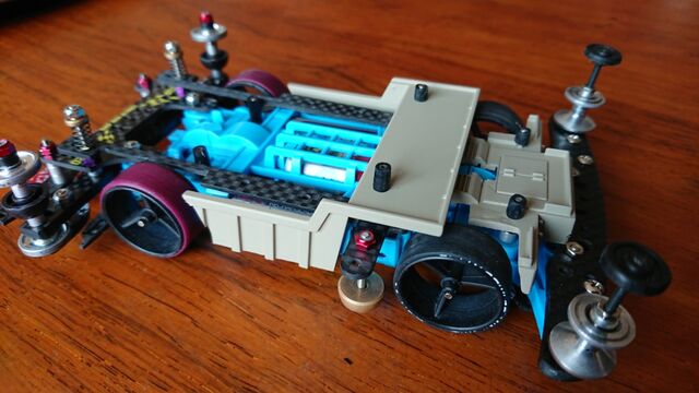 ミニ四駆 完成品 msフレキ マンモスダンプ ミニ四駆 完成品 msフレキ