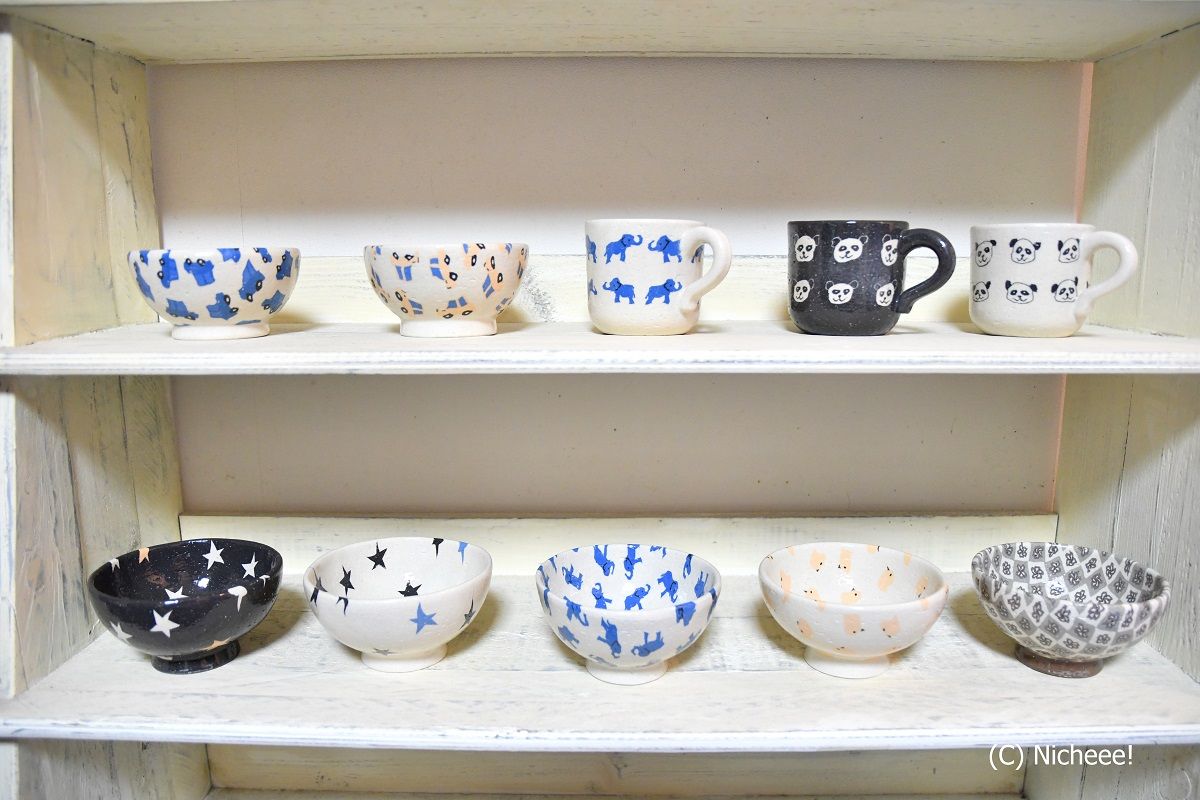 水野智路 パンダ茶碗