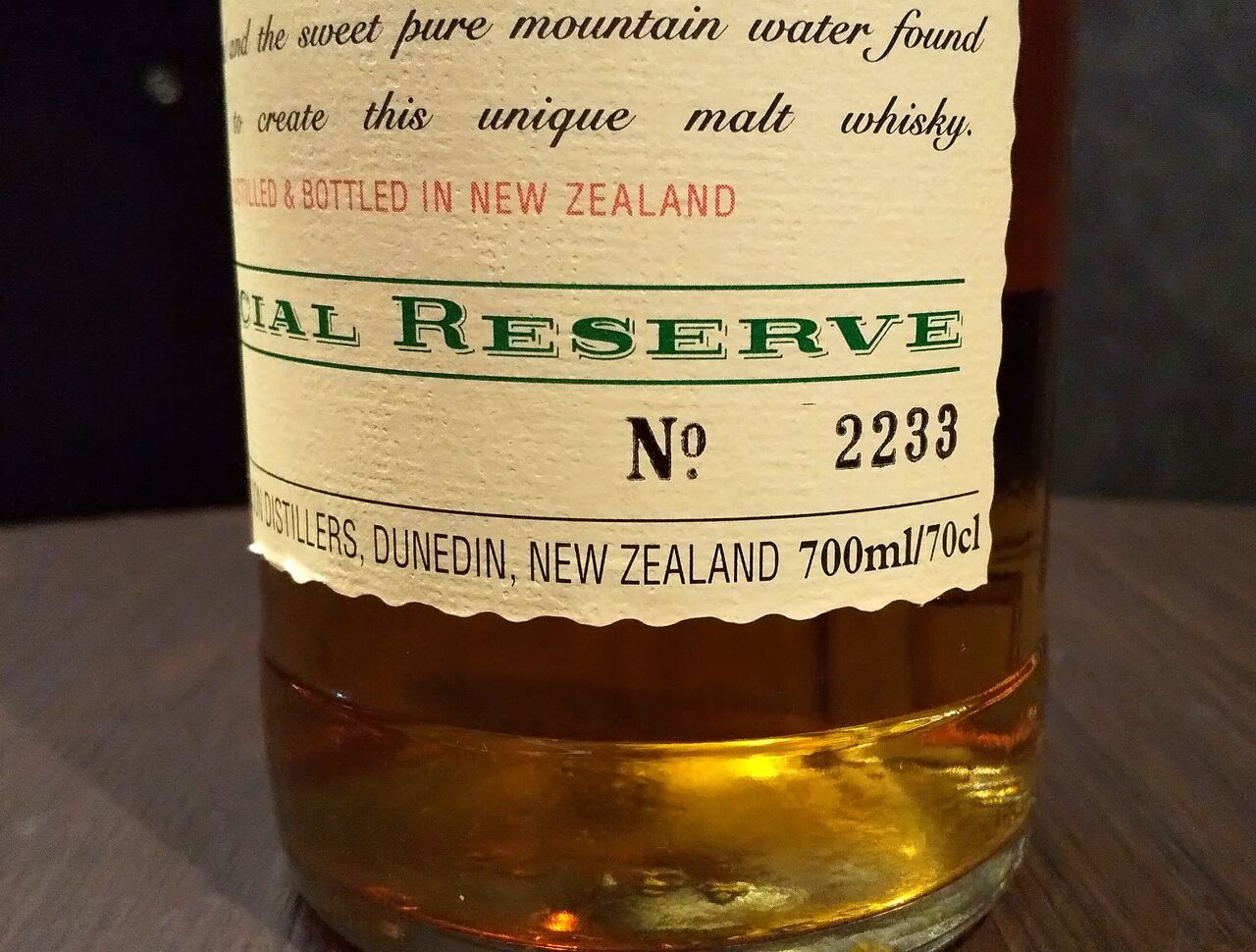 ラマーロー10年(ニュージーランド)／memo : 伏見蒸溜館～備忘録(継続