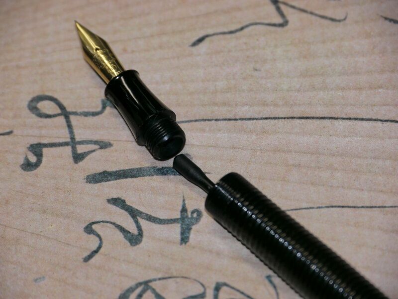 手作り万年筆 インキ止め式