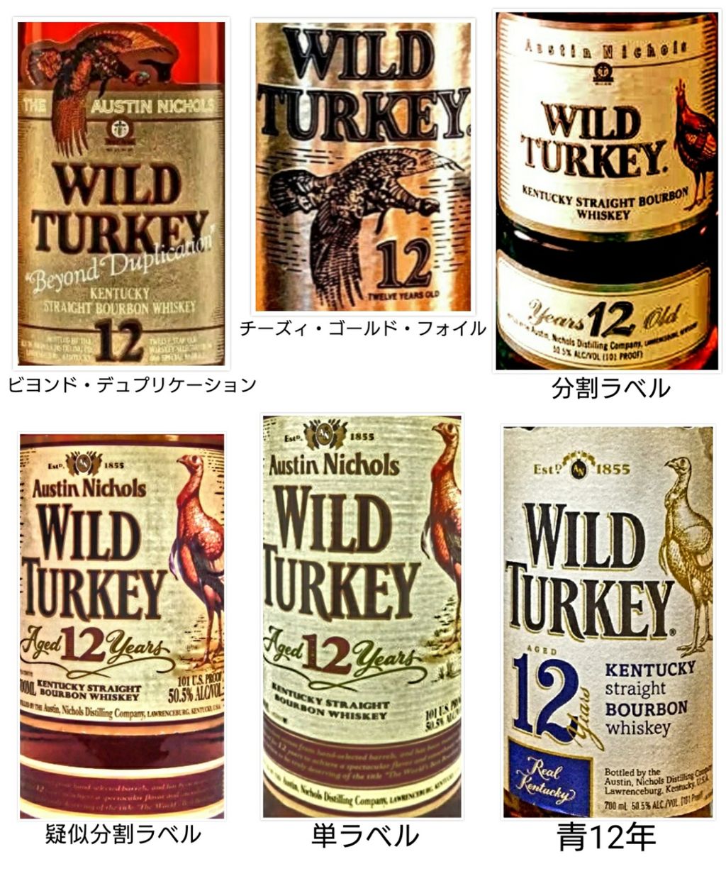 ワイルドターキー12年 青ラベル 2012年ボトリング : バーボン