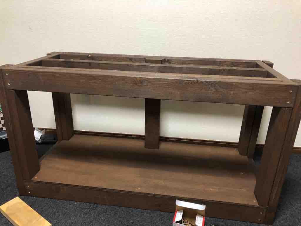 水槽台セット120×45×45美品