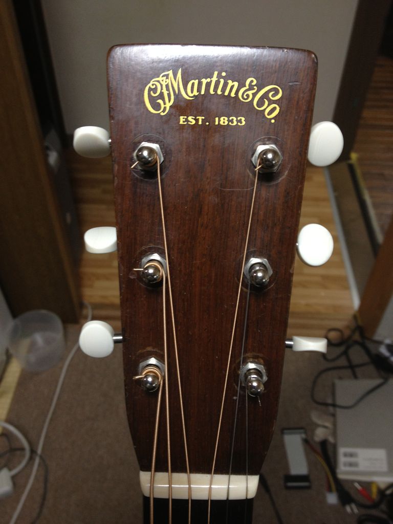 Martin 0-18 (1941年製)の弦高調整 : こうもり工房