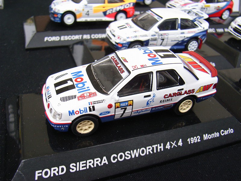 フォード フォーカス、シエラ、エスコート ラリーカーコレクション 7台