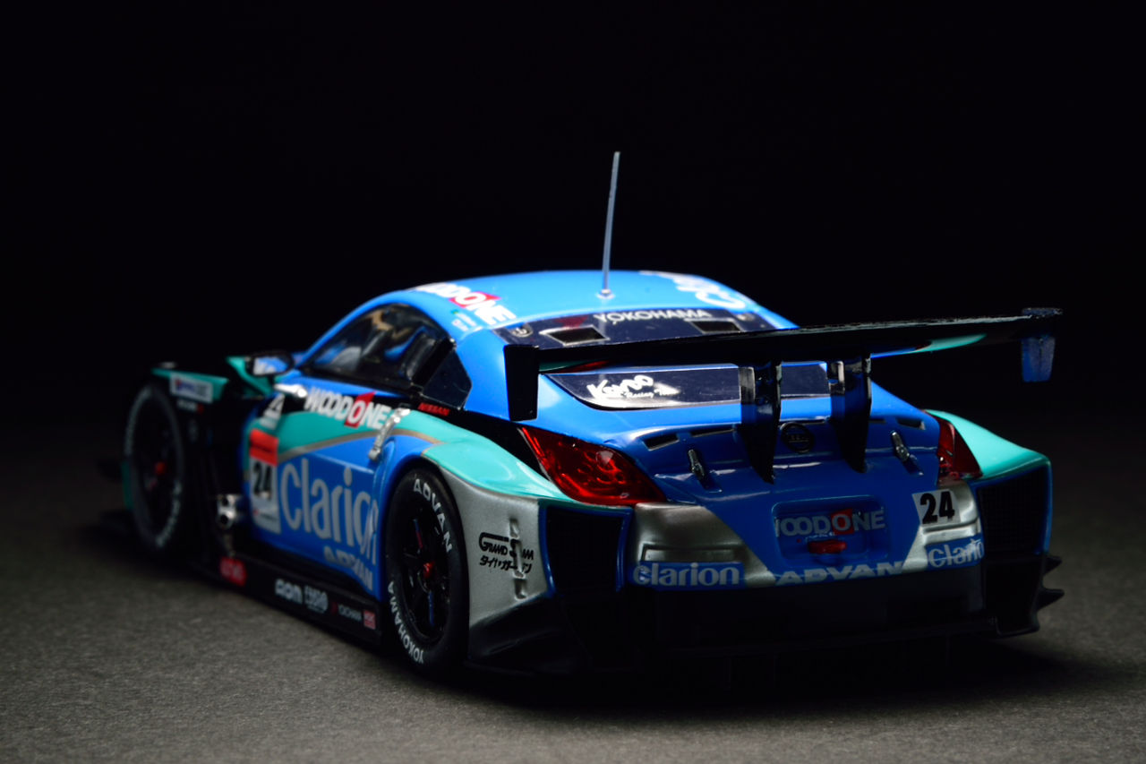 EBBRO 1/43 WOODONE ADVAN Clarion Z with GT-R 2007 & 2008 : POKER