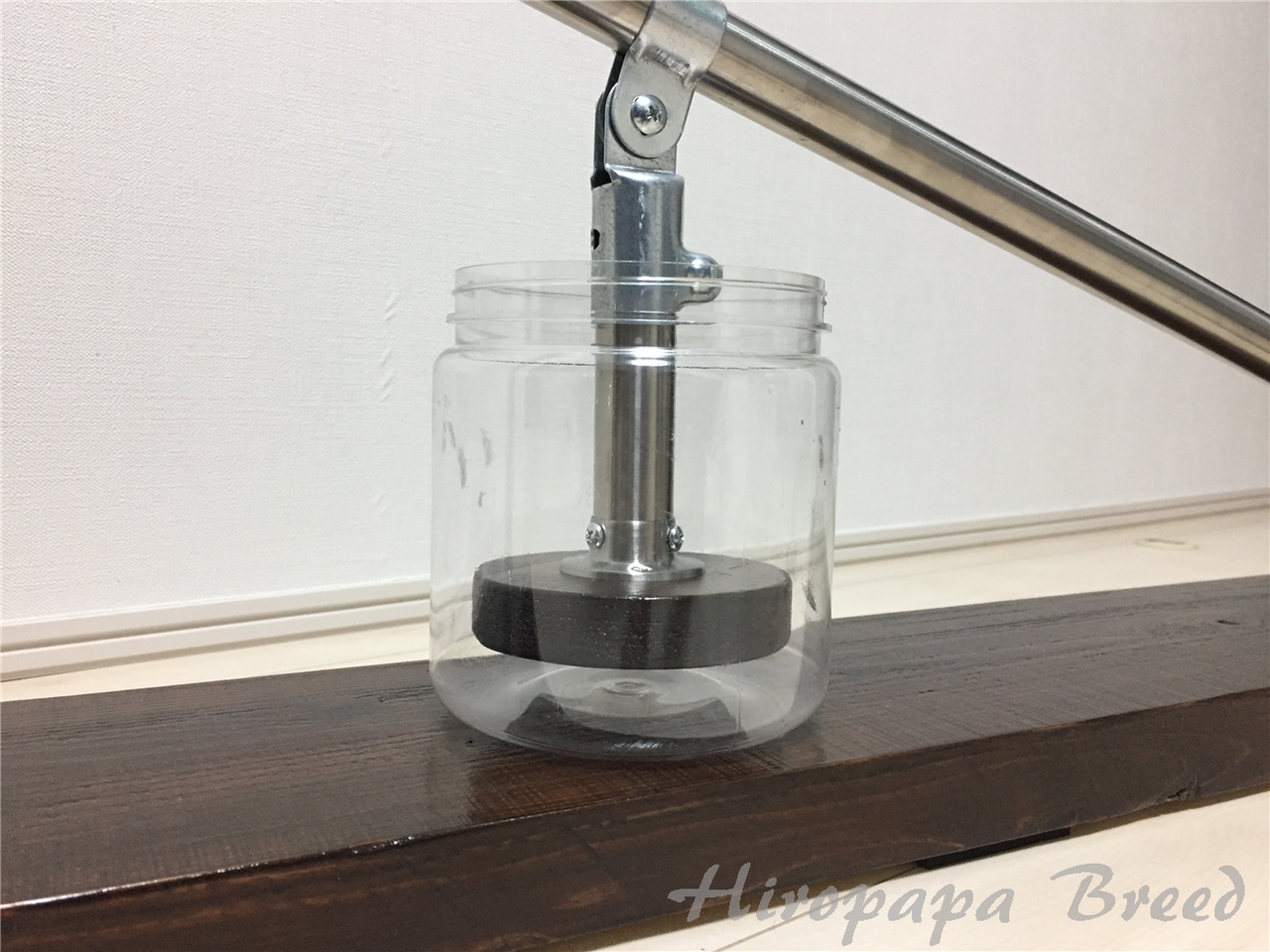 菌糸プレス機 自作 クワガタ カブト 菌糸ビン 町工場の親父が作った_