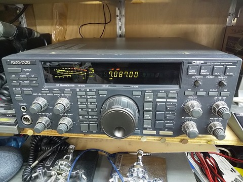 Kenwood社製 高級HF帯トランシーバーTS-870S 100w 強 完動 Yahoo