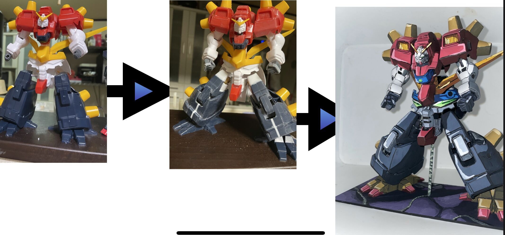 デビルガンダム 改造パーツ デビルガンダム改造｜mikanosukeさんの