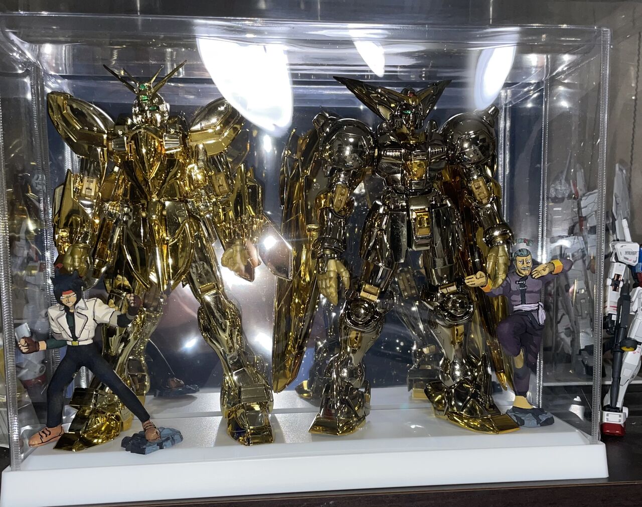 1/100 MGハイパーモードマスターガンダム＆ゴッドガンダム 二体セット