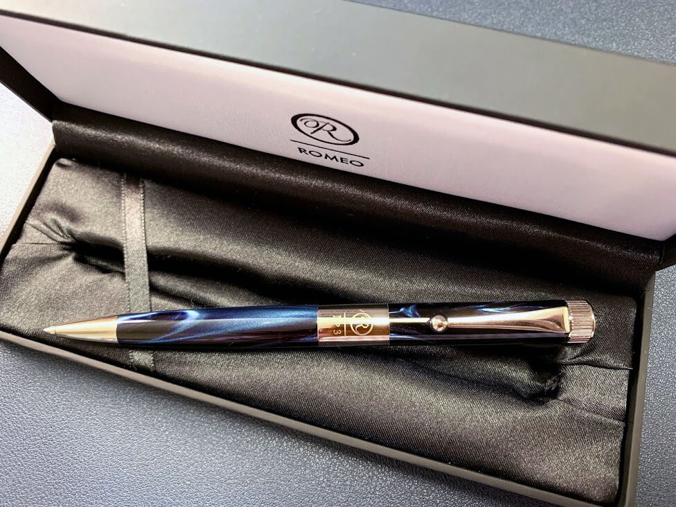 ROMEO no3 太軸 イタリアンブルー 限定】ROMEO No．3ボールペン 細軸