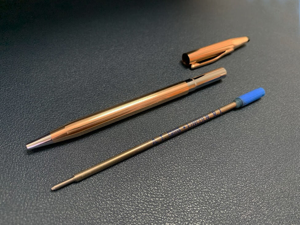 ◇クロス CROSS ボールペン 14KT GOLD 筆記体 ヴィンテージ(3