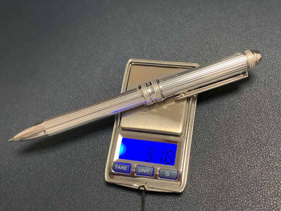 プラチナ万年筆 多機能ペン 30周年記念モデル SILVER925 2本セット