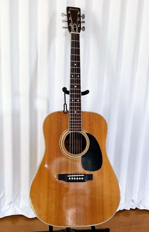 モーリス Morris w-25 アコースティックギター ハードケース付き