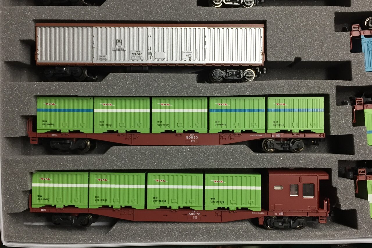 KATOコキ50000形（グレー台車•コンテナ無積載）2023年10月発売 KATO