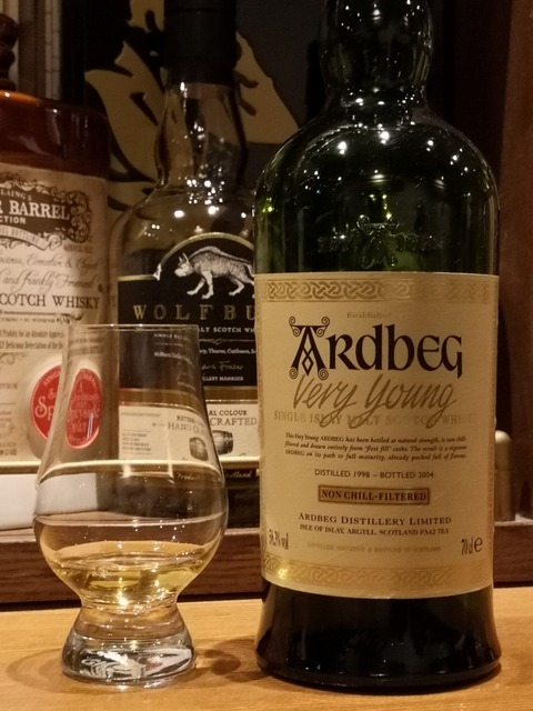 アードベッグ ベリーヤング 1998-2004 58.3% : くりりんのウイスキー置場