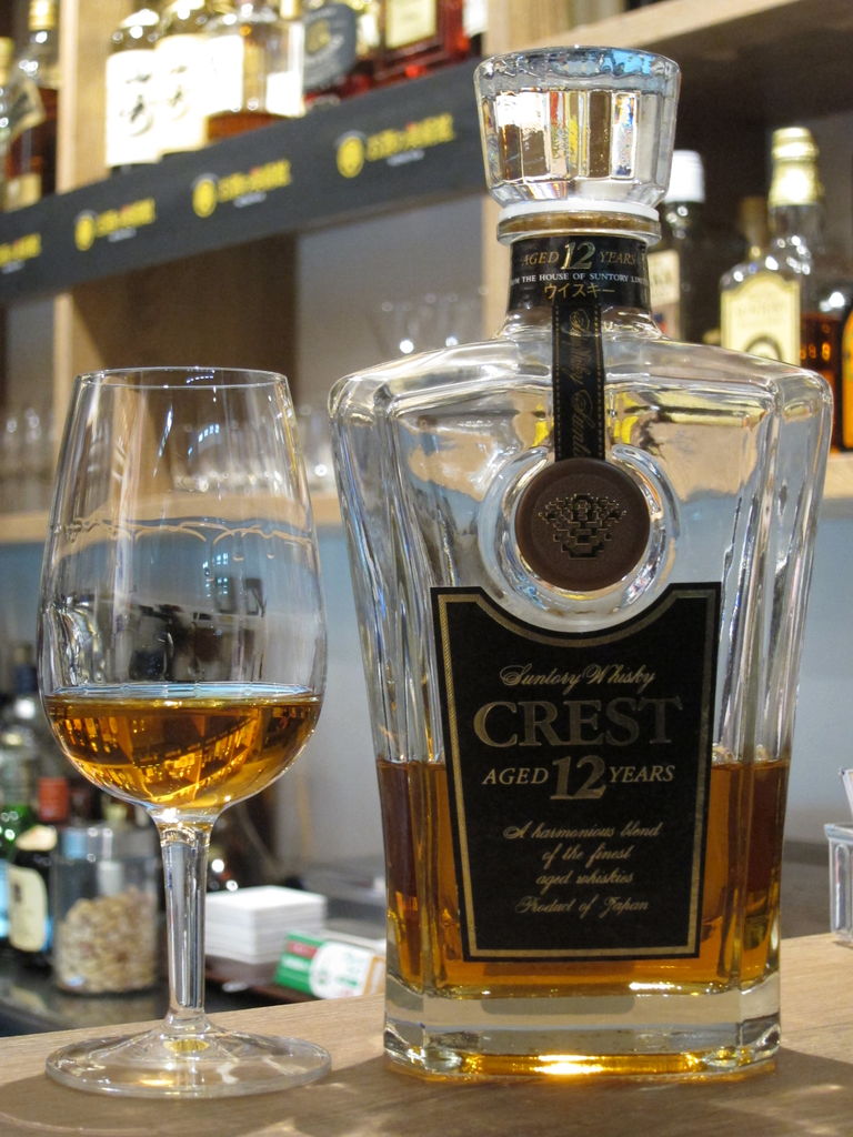 古酒 サントリー】「エクセレンス80周年ボトル」、「クレスト12年」 未