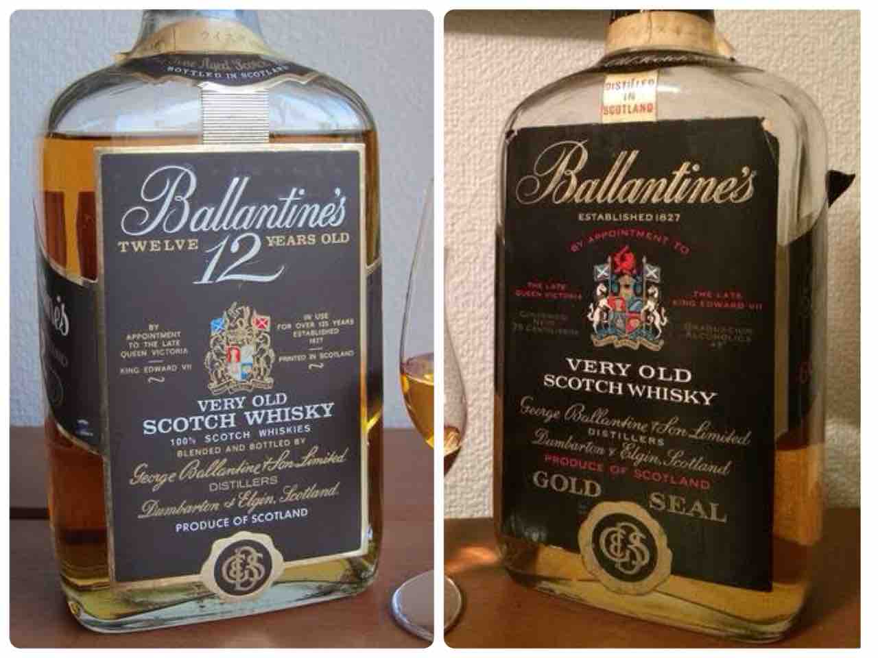 古酒 2本セット Ballantine's バランタイン GOLD SEAL ゴールドシール