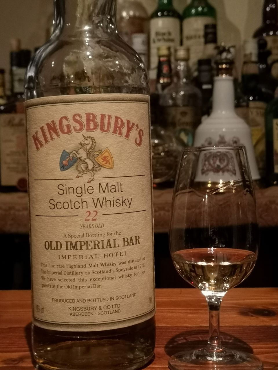 インペリアル 22年 1976 キングスバリー オールドインペリアルバー向け