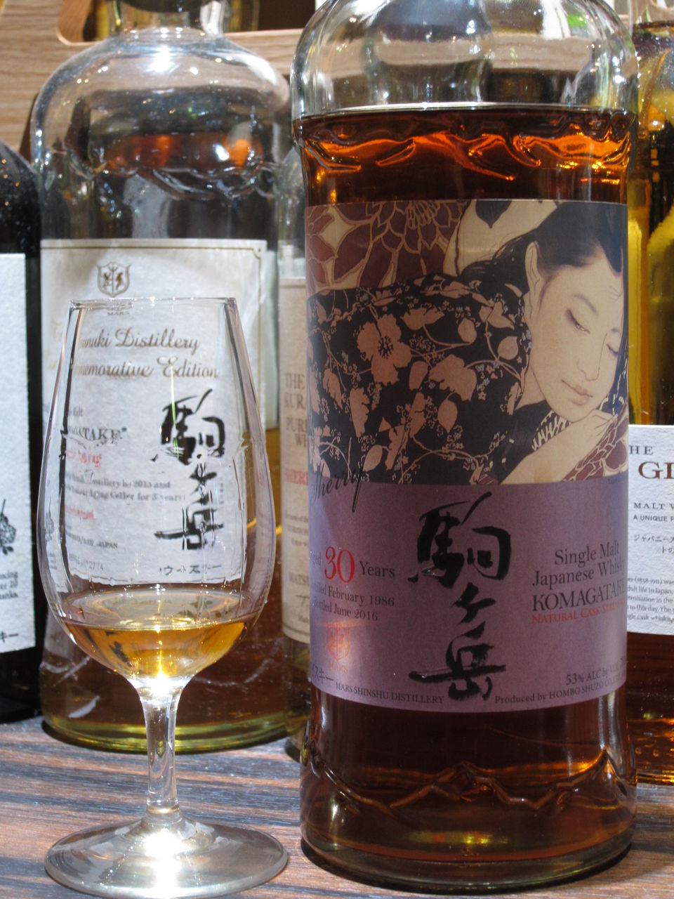 駒ケ岳 30年 シェリーカスク ナチュラルカスクストレングス 53% 本坊