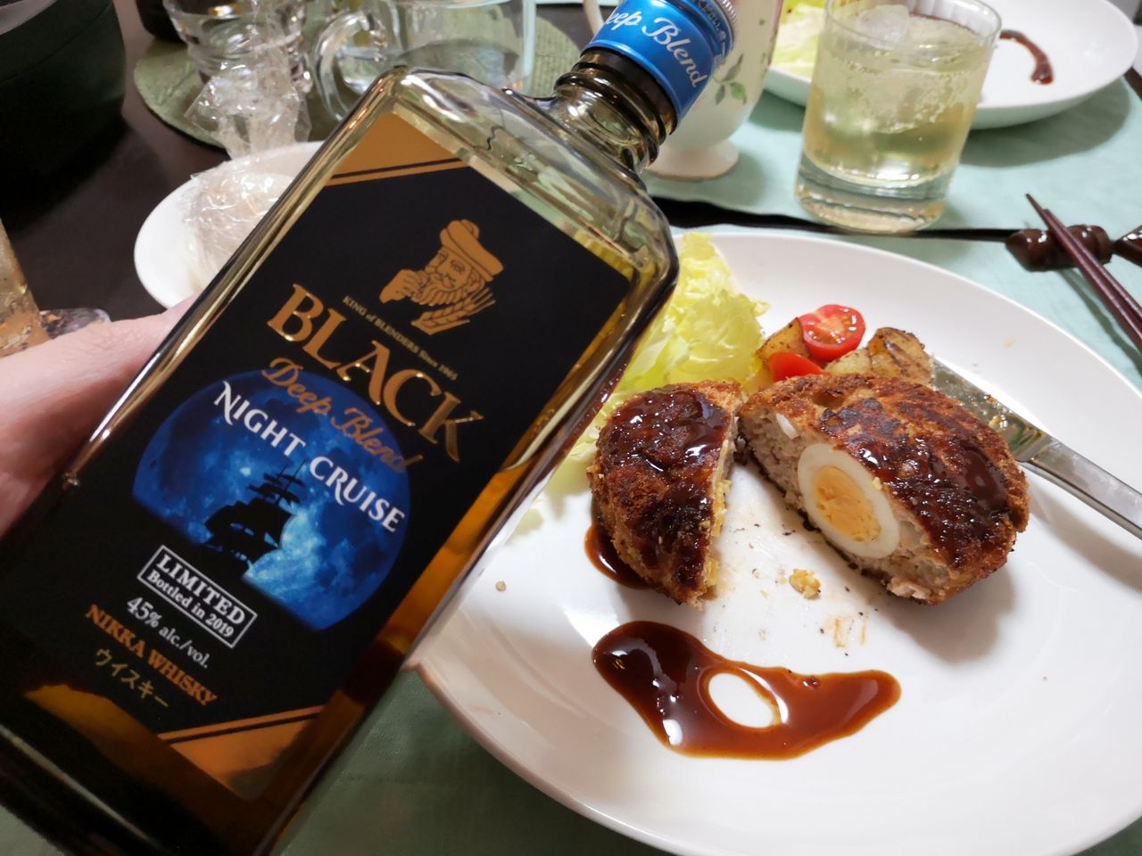 ブラックニッカ ディープブレンド ナイトクルーズ 45% : くりりんの