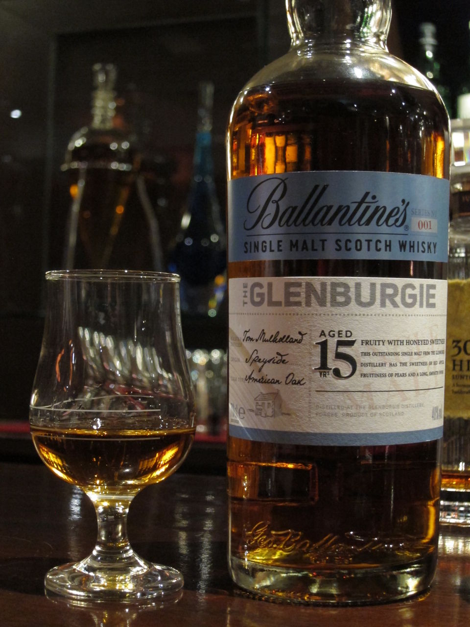 グレンバーギー 15年 バランタイン シングルモルト 40% : くりりんの