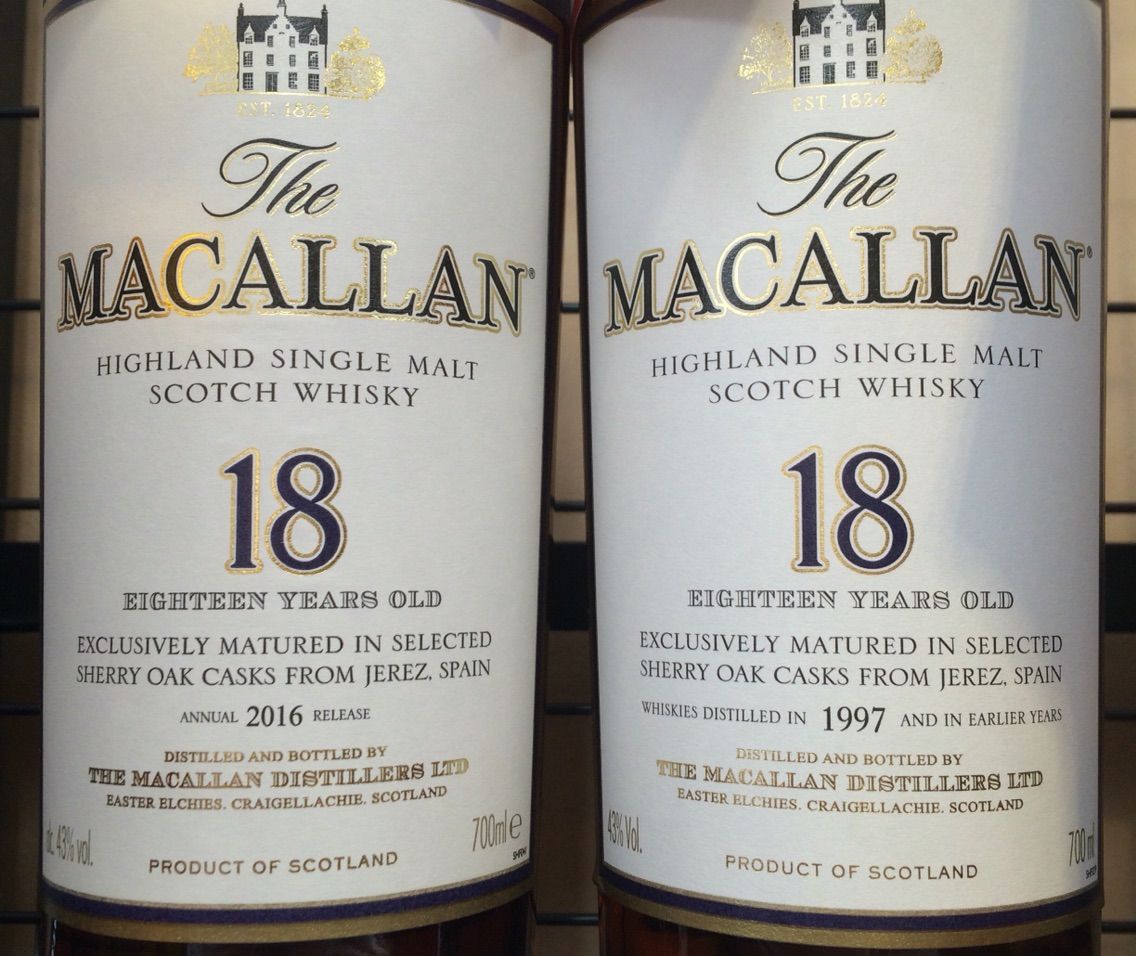 マッカラン 18年 1994年蒸留 オフィシャルボトル : くりりんの