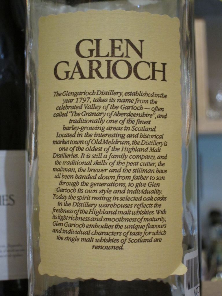 グレンギリー 10年 1990年代初頭流通 40% : くりりんのウイスキー置場