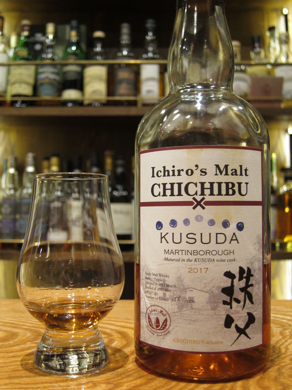 イチローズモルト 秩父 6年 楠田ワインカスク2017 57.5% : くりりんの
