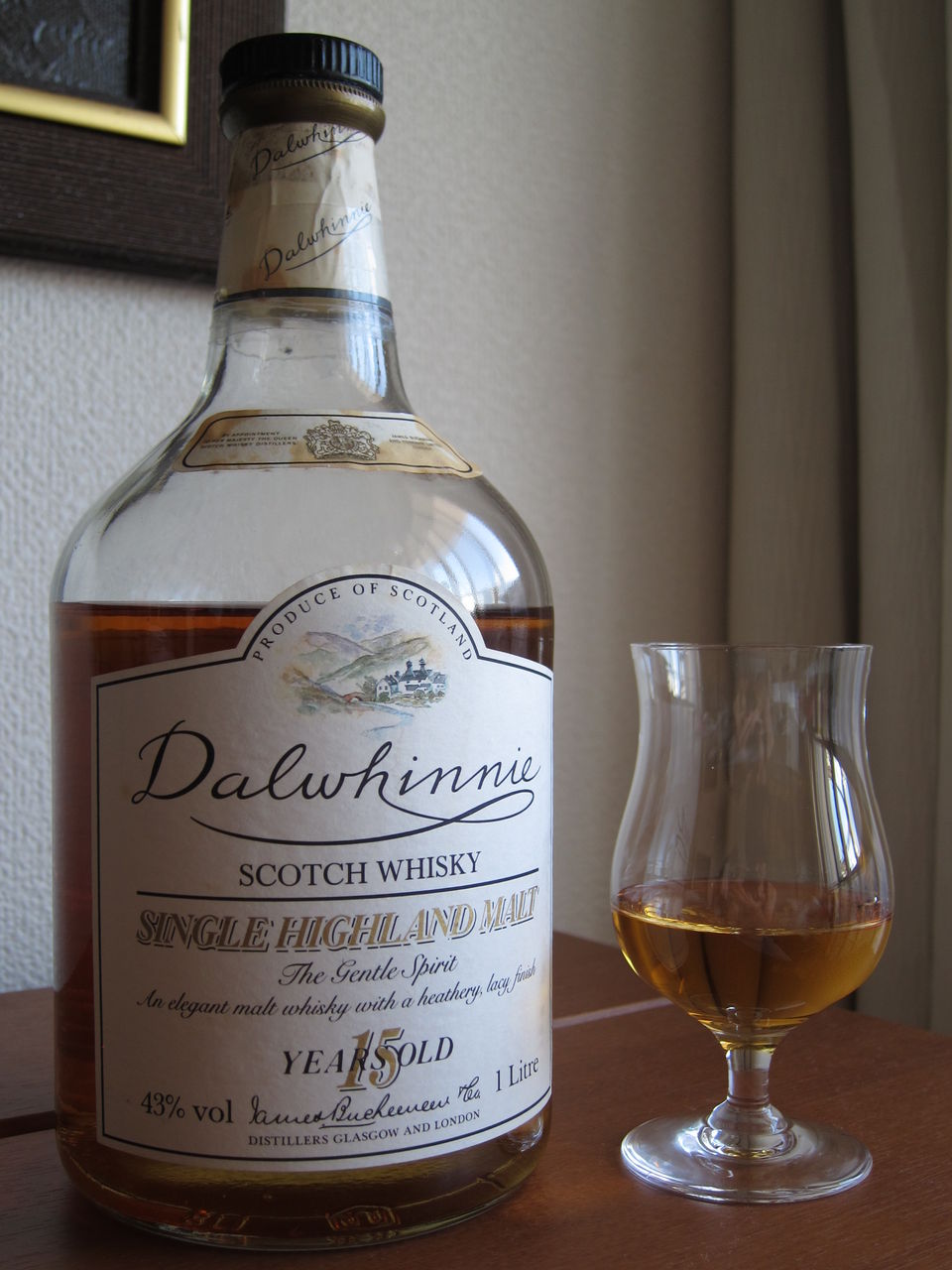 ダルウィニー 15年 43％ 1980年代流通 リッターボトル : くりりんの