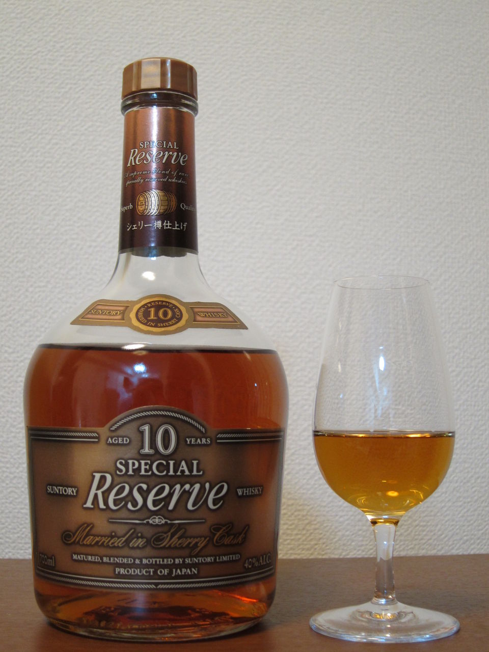 サントリー リザーブ 10年 シェリー樽仕上げ 40% : くりりんの