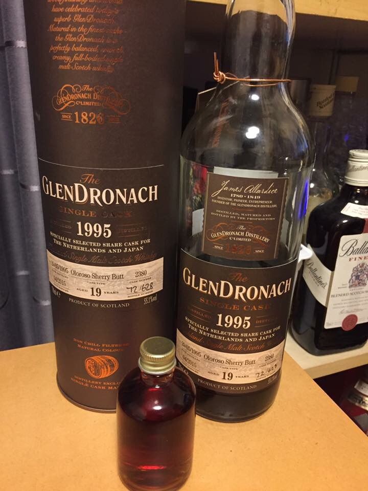 グレンドロナック 19年 1995-2015 オロロソシェリー 55.1% ブラインド