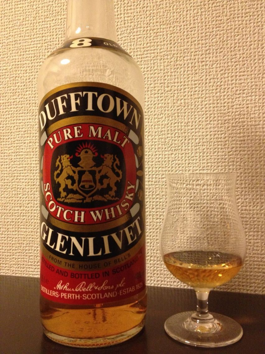 ダフタウン 8年 1970年代流通 40％ : くりりんのウイスキー置場